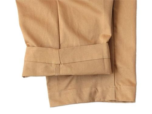 TUKI cropped pants 20camel