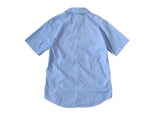 Honor gathering GIZA cotton classic stripe Ⱦµ light sax