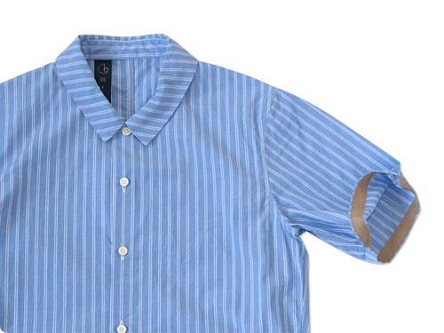 Honor gathering GIZA cotton classic stripe Ⱦµ medium blue