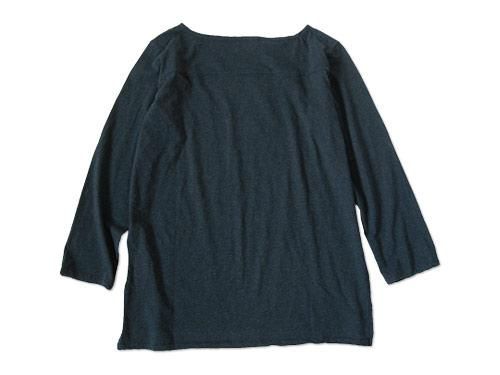 Honor gathering high quality mix jersey ܡȥͥååȥ top navy