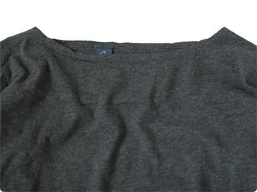 Honor gathering high quality mix jersey ܡȥͥååȥ top dark charcoal