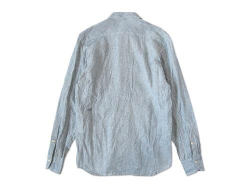 TATAMIZE DOUBLE BRESTED LINEN SHIRTS STRIPE