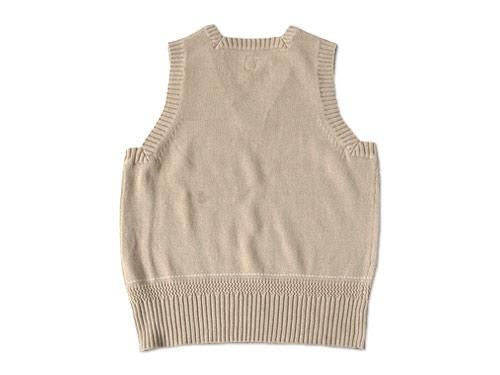 TATAMIZE KNIT VEST BEIGE