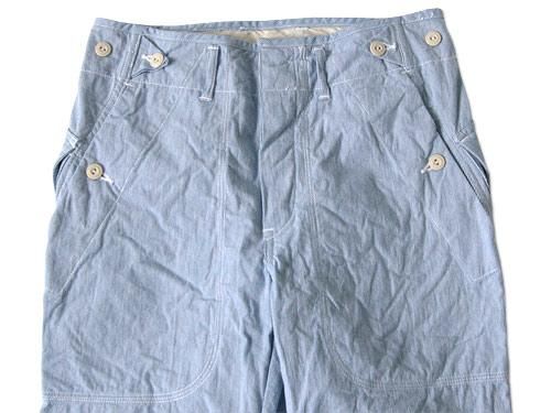 TATAMIZE BAKER PANTS BLUE STRIPE