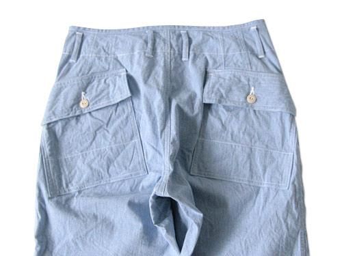 TATAMIZE BAKER PANTS BLUE STRIPE