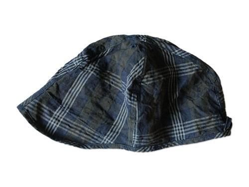 TATAMIZE LINEN WORK CAP MADRAS CHECK