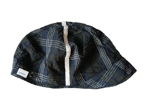 TATAMIZE LINEN WORK CAP MADRAS CHECK