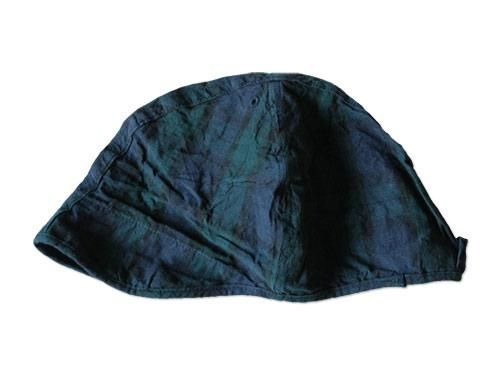 TATAMIZE LINEN WORK CAP BLACK WATCH