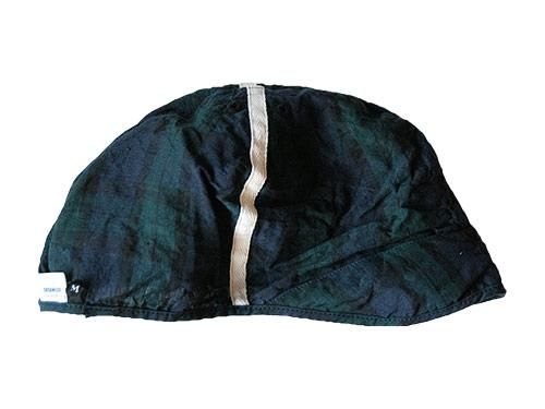 TATAMIZE LINEN WORK CAP BLACK WATCH