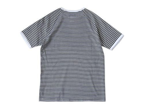 Charpentier de Vaisseau NARROW STRIPES SHORT SLEEVES BLACK x WHITE