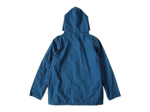 Charpentier de Vaisseau HOODED COTTON BLOUSON BLUE