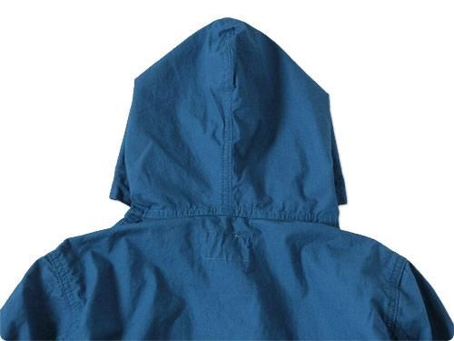 Charpentier de Vaisseau HOODED COTTON BLOUSON BLUE