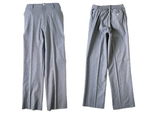 Charpentier de Vaisseau SCHOOL PANTS HOUND'S TOOTH BLACK x WHITE
