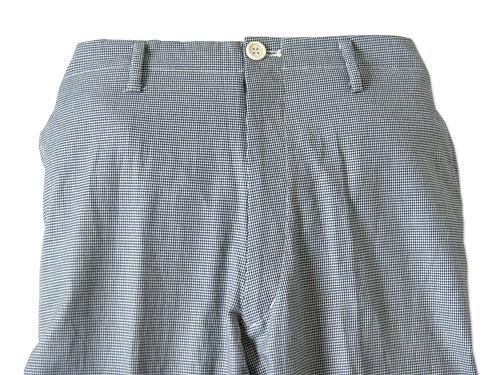 Charpentier de Vaisseau SCHOOL PANTS HOUND'S TOOTH BLACK x WHITE