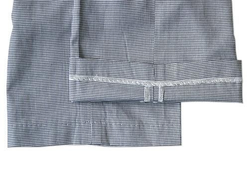 Charpentier de Vaisseau SCHOOL PANTS HOUND'S TOOTH BLACK x WHITE