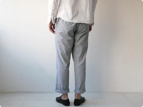 Charpentier de Vaisseau SCHOOL PANTS HOUND'S TOOTH BLACK x WHITE