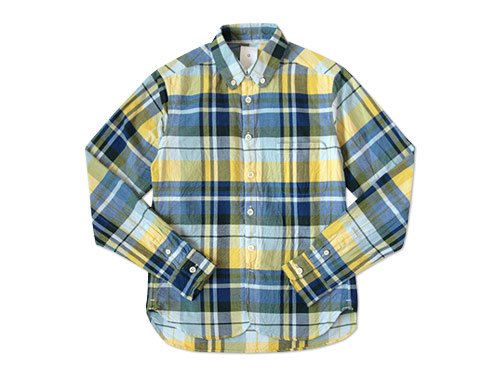 J.CREW】BLUE チェック OX B.D SHIRT - シャツ