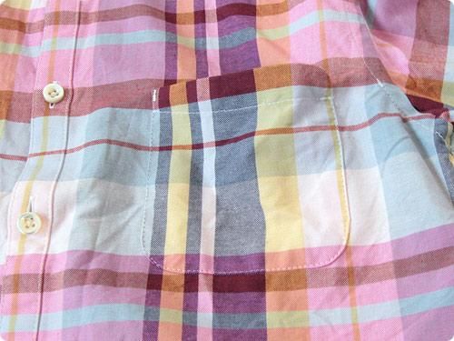 maillot libral ox check B.D. shirts RED