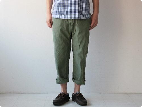 ordinary fits FRENCH CROPPED OLIVE