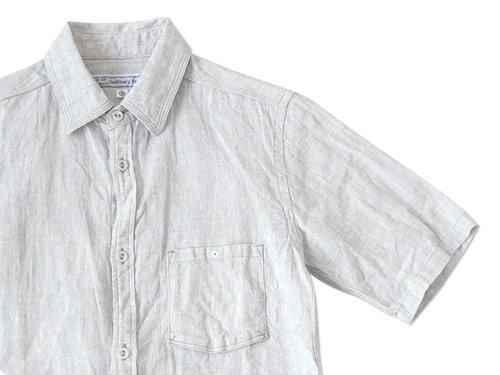 ordinary fits S/S LITHUANIA LINEN SHIRT GRAY