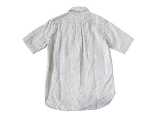 ordinary fits S/S LITHUANIA LINEN SHIRT GRAY