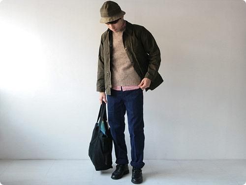 BRICK CREW NECK KNIT ѥåդ COBBLE STONE