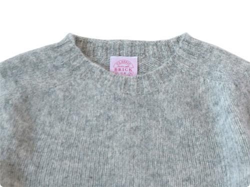 BRICK CREW NECK KNIT ѥåդ SILVER