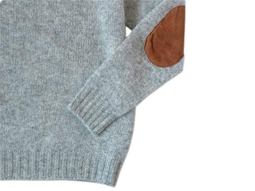 BRICK CREW NECK KNIT ѥåդ SILVER