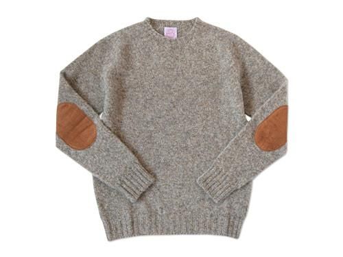 BRICK CREW NECK KNIT パッチ付き