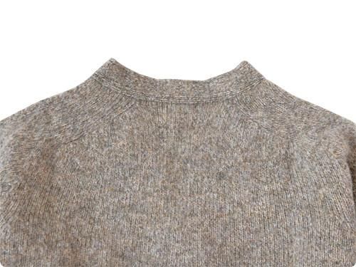 BRICK POCKET CARDIGAN MUSHROOM