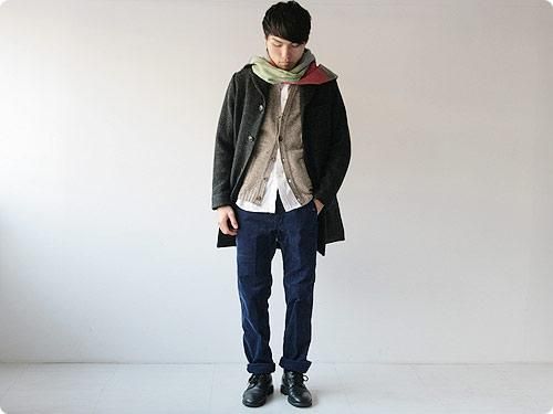 BRICK POCKET CARDIGAN MUSHROOM