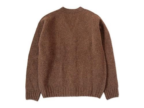  BRICK POCKET CARDIGAN PECAN