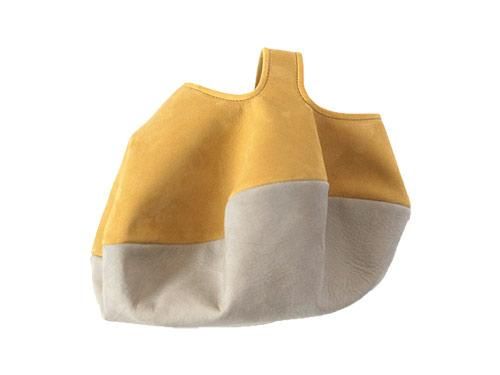 ߥ circle bag mini 30MUSTARD x LIGHT GRAY