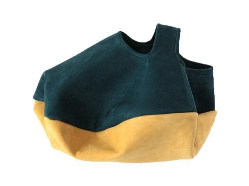 ߥ circle bag mini 32DARK BLUE x MUSTARD