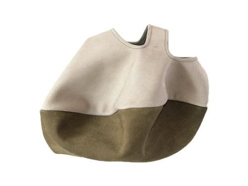ߥ circle bag mini 33LIGHT GRAY x KHAKI