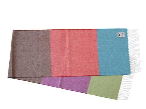 HILLTOP MUFFLER ChocBROWN x BLUE