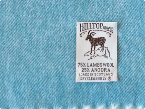 HILLTOP MUFFLER ChocBROWN x BLUE