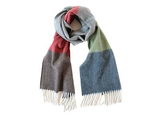 HILLTOP MUFFLER PlumGRAY x RED