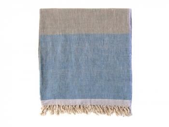 TAANA BANA KHADI STOLE DARK GRAY x BLUE