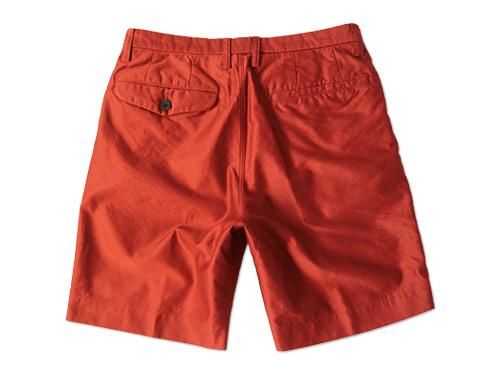 Honor gathering french moleskin shorts brick