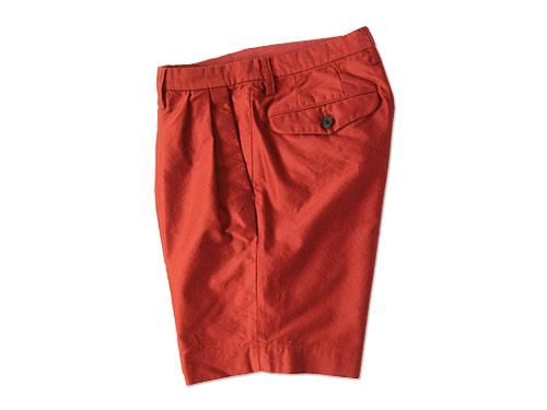 Honor gathering french moleskin shorts brick