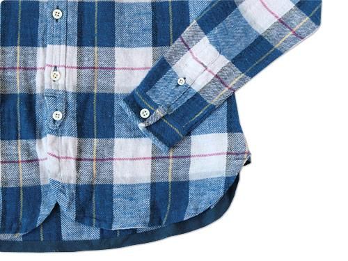 maillot sunset nel check work shirts BLUE