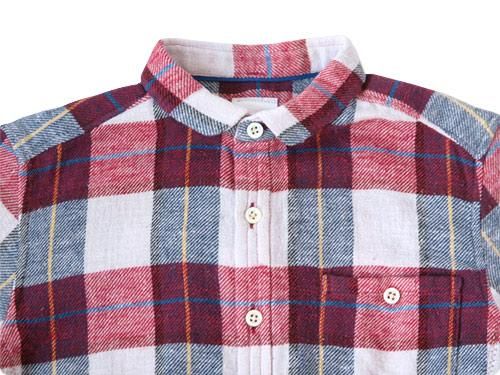 maillot sunset nel check work shirts RED
