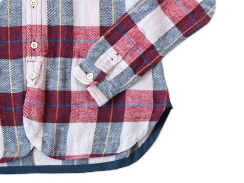 maillot sunset nel check work shirts RED