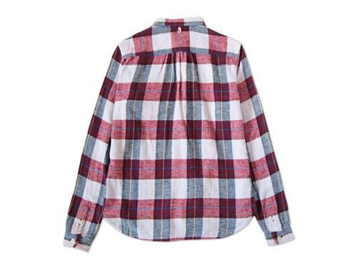 maillot sunset nel check work shirts RED