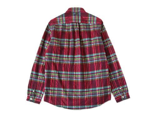 maillot sunset suker check shirts RED