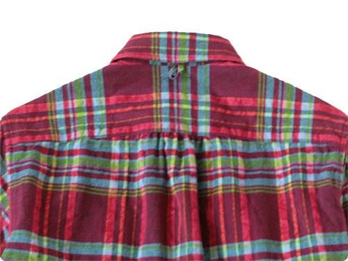 maillot sunset suker check shirts RED