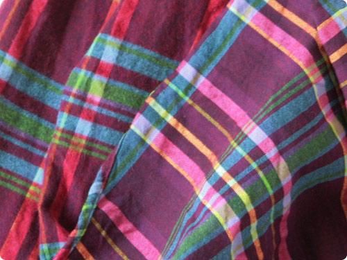 maillot sunset suker check shirts RED