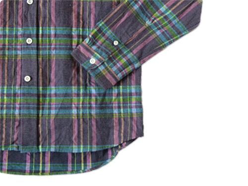 maillot sunset suker check shirts PURPLE