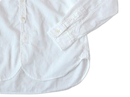 maillot sunset 80 double stand collar shirts WHITE